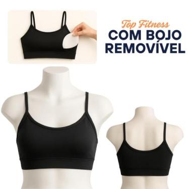 Imagem de Top Suplex Fitness Bojo Removível Compressão Envio Imediato - ALZ Moda