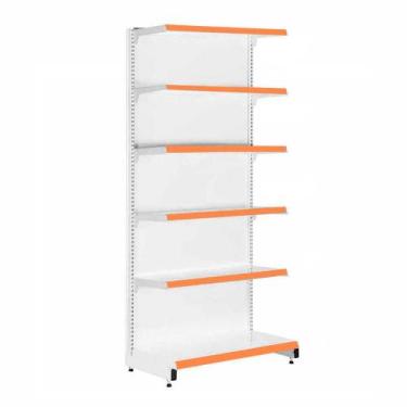 Imagem de Gôndola Prateleira Para Supermercado 6 Níveis 40x30 New Plus 2,00 Pare