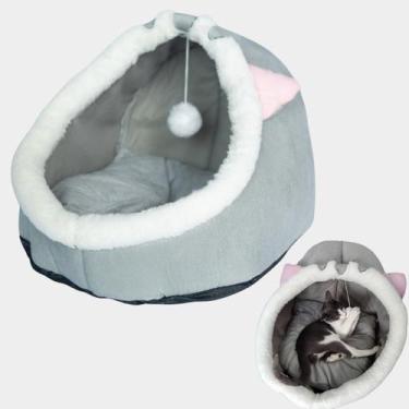Imagem de Casinha Gato Cama Pet Macia Gatos Toca Casa Grande Iglu - guau, P