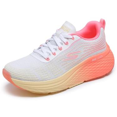 Imagem de Skechers Tênis feminino Max Cushion Elite 2.0 Speed Play, Branco/Rosa, 39