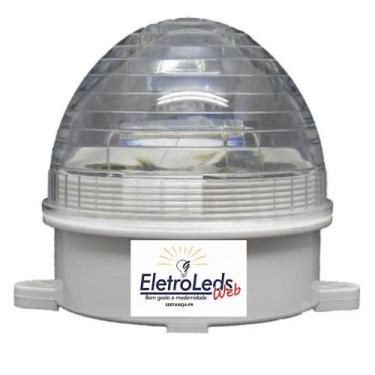 Imagem de Strobo led sinalizador flash 10w 220v branco
