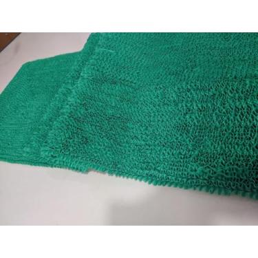 Imagem de Tapete de frufru para porta com fundo antiderrapante 1 peça - Valentin