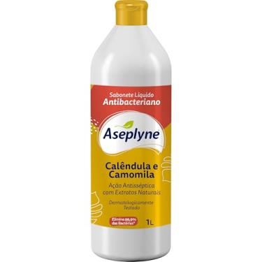 Imagem de Aseplyne, Sabonete Líquido, Aroma Calêndula e Camomila, 1 Litro, Dourado