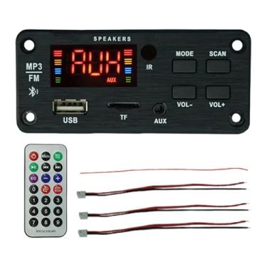 Imagem de Rádio Carro,Leitor Áudio Sem Perdas | Leitor de Música Sem Perdas 2X25W com Controlo Remoto para Carro e Viagens