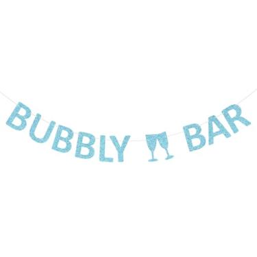 Imagem de Faixa de barra borbulhante com glitter pré-amarrado bar Mimosa bar chá de panela despedida de solteira para champanhe bebidas festa bar mimosa chá de panela e decoração de despedida de solteira