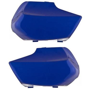 Imagem de Capa De Bengala Cromo Forte Moto Honda Biz 100 1998 À 2005, AZUL TWIST