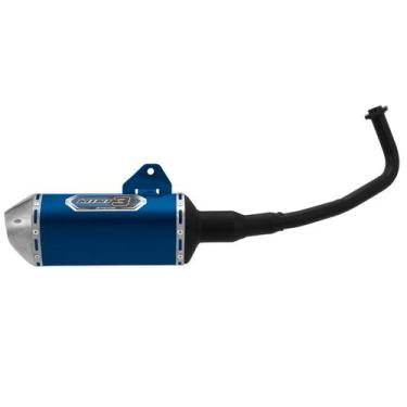Imagem de Escapamento esportivo de moto Pro Tork Mini 3 para Pcx, AZUL, Único