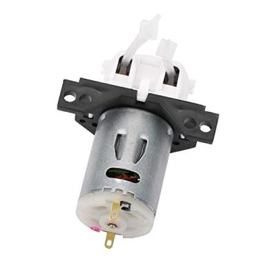 Imagem de Domary Bomba de Dosagem Pequena 1 * 3 Tubo de Gel Com Fonte de Alimentação de Comutação para Análise Química do Laboratório de Aquário, Auto-formação, Sem Válvulas e Focas para (12V 1 * 3)