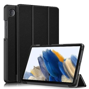 Imagem de Yiernuo Capa para tablet Samsung Galaxy Tab A9 de 8,7 polegadas 2023 SM-X110/X115/X117, capa fina e leve para tablet Galaxy Tab A9, preta