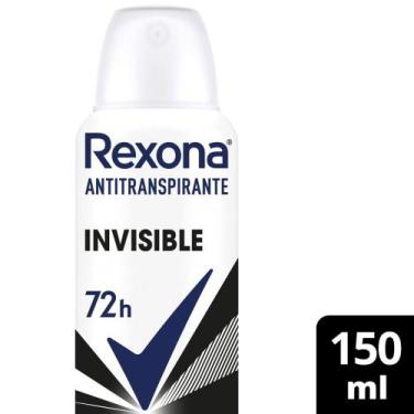 Imagem de Desodorante Antitranspirante Aerosol Feminino Rexona Invisible 72 hora