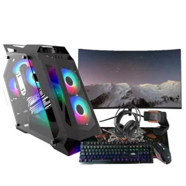 Imagem de PC Gamer Completo I5 10400F, 16GB DDR4, GTX 1650 4GB, HD 1TB, SSD 480GB, Windows 10, Fonte 750W + Monitor 32 + Kit Gamer