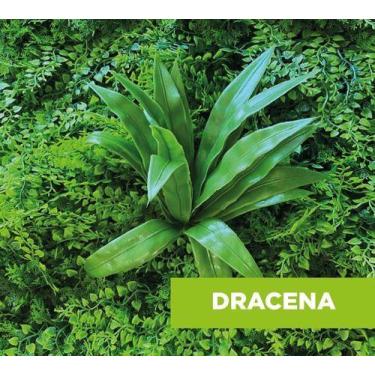 Imagem de Kit 2 Folhagens Plástico Decora Artificial Jardim Vertical - CASA3D DE