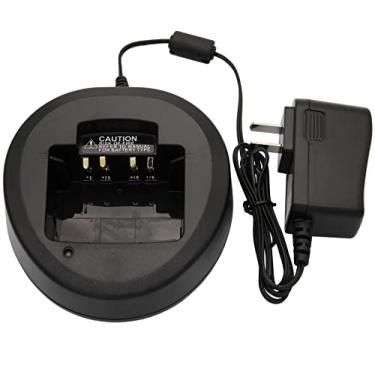 Imagem de GoodQbuy Carregador de mesa de carregamento de bateria compatível com rádios Yaesu Vertex CD-58 PA-55B FNB-V130LI-Uni V133LI-Uni V134Li-Uni com baterias Uni VX-231 VX-351 VX-354 VX-451 VX-454 EVX-531