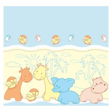 Imagem de Papel de Parede Adesivo Infantil Animais Bebe Quarto - 503pcp - Allodi