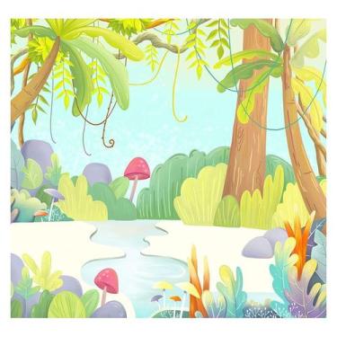 Imagem de Papel de Parede Adesivo Infantil Floresta Quarto Criança - 652pcp - Al