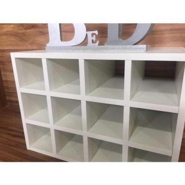 Imagem de Adega Para Vinho Nicho Para 12 Garrafas Mdf 15mm 46x35x30cm - B&D Arte