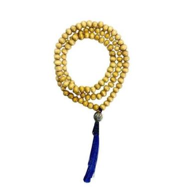 Imagem de Japamala Zez Budista Hooponopono 15 Cm 108 Contas Em Madeira - Lua Mís