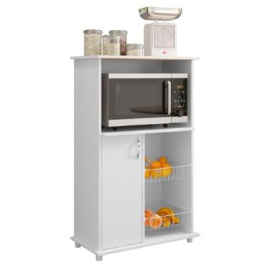 Imagem de Balcão Fruteira NT3075 com 1 Porta Notável, Branco