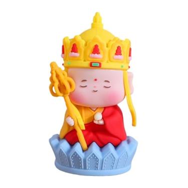 Imagem de Bothyi Estatueta imortal chinesa, ornamento de carro, presentes, estátua de mesa de resina, escultura decorativa para estante, quarto, loja, café, escritório, Style H