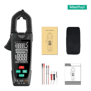 Imagem de Multimetro medidor mastfuyi fy382 true rms pinça alicate amp