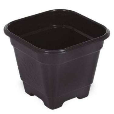Imagem de Vaso de Plantas Quadrado Grande30x30x29 Preto 25295 Arqplast