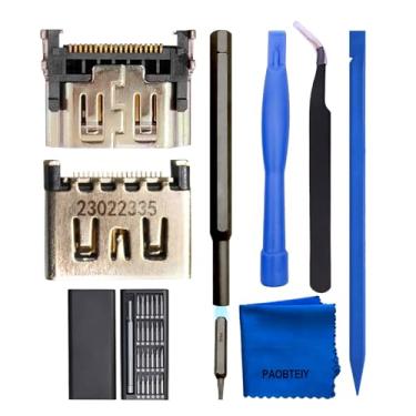 Imagem de PAOBTEIY 2pcs HDMI Port Replacement for Playstation 5, With 24-in-1 Kits HDMI Display Socket Connector Jack for Sony PS5