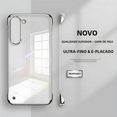 Imagem de Capa Dura Ultra Fina Transparente Sem Moldura Para Samsung S25 S24 S23