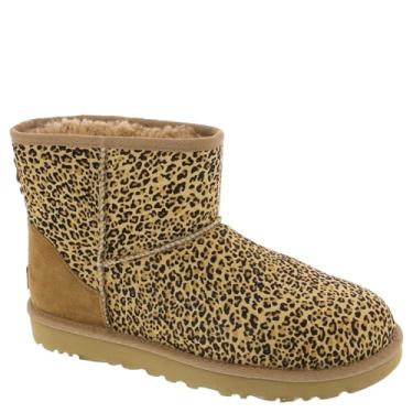 Imagem de UGG Bota feminina clássica Mini Speckles Fashion Boot, Castanho, 6