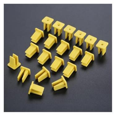 Imagem de 20 peças para todos os suportes de parafuso autorroscantes de carro prendedor de farol automotivo clipe decorativo de carro braçadeira fixa K17