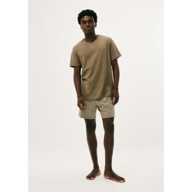 Imagem de Pijama Curto Masculino Com Samba Canção - Hering, XG, Verde