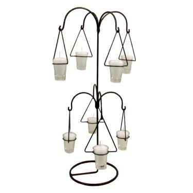 Imagem de Castiçal 8 Velas brancas 65 Cm Candelabro Festa Arranjo