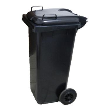 Imagem de Conteiner Lixeira Plastico 120 Litros Com Rodas De 200mm