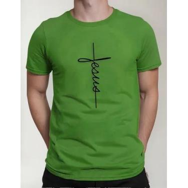 Imagem de Camiseta Camisa Adulto Feminina Masculina Algodão Gospel Moda Evangéli