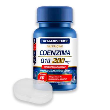 Imagem de Kit Coenzima Q10 200mg Catarinense 30 Cápsulas + Porta Cápsulas