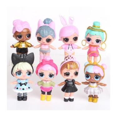 Imagem de Conjunto de bonecas LOL Surprise 8 peças multicoloridas com pulso de 8-9 cm