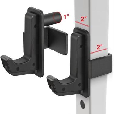 Imagem de Suporte de barra J-Hook SELEWARE para rack de agachamento Power Cage