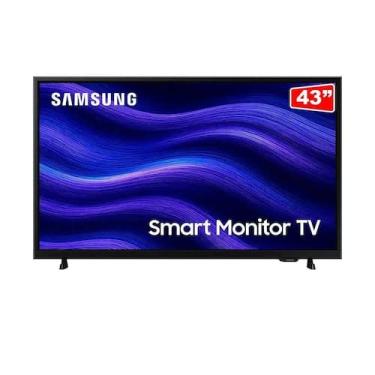 Imagem de Smart Tv Samsung 43 Polegadas, LED, TIZEN, Wi-fi, FULL HD, Preta - LS4