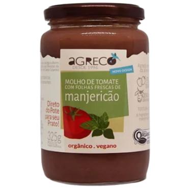 Imagem de Kit 3X: Molho de Tomate com Manjericão Orgânico Agreco 325g