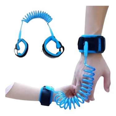 Imagem de Pulseira Guia Infantil de Segurança Proteção para Criança Pulso Anti Perda (Azul)