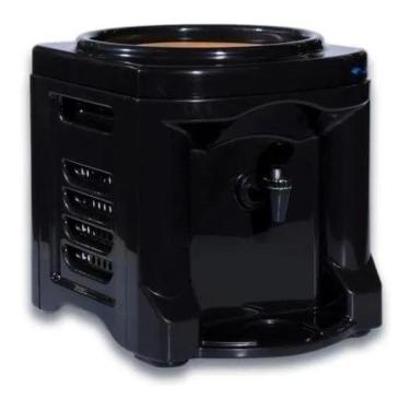 Imagem de Suporte Para Galão De Água Mineral 10/20 L Cuba Barro Preto