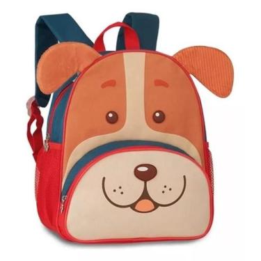 Imagem de Mochila Infantil Com Alças - Cachorro Vermelho - Clio Pets