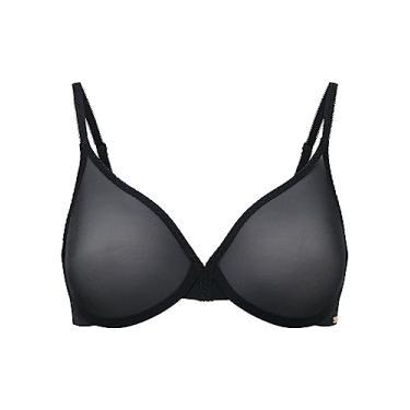 Imagem de Gossard Sutiã feminino brilhante transparente, Preto, 36E