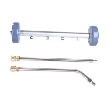 Imagem de Bothyi Lavadora de alta pressão, limpador de chassis, vassoura de água, acessório para lavagem de carros, varinha de extensão para deck, entrada de