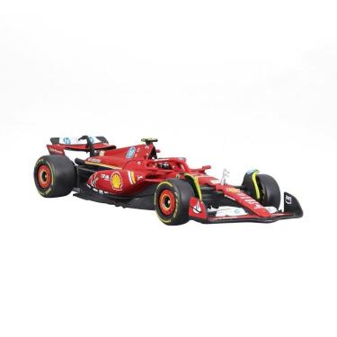 Imagem de Carrinho Burago Ferrari SF-24 F1 1:43 Sainz com Capacete 18-36843A