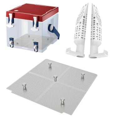 Imagem de Substituição de filtro PLA e aço inoxidável 304 para refrigerador de água RTIC Halftime, 9,5 litros e 15,8 litros – Design antientupimento – Acessórios de fácil instalação – 1 pacote de aço inoxidável