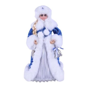 Imagem de predolo Boneca de Natal Ornamento de Mesa Estátua de Personagem Boneca Decoração de Natal para Jardim de Fadas Acessórios de Ano