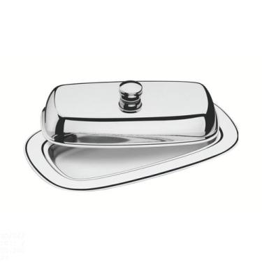 Imagem de Manteigueira Tramontina Service Retangular em Aço Inox com Tampa