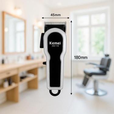 Imagem de Kit Kemei Corte De Cabelo Com Display - Relet