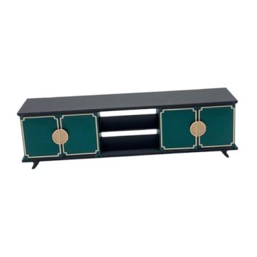 Imagem de menolana Miniatura de Móvel para TV, Suporte para TV em Miniatura, Escala 1/12, Acessório para Artesanato, Decoração de Ambientes, Móveis em Miniatura para