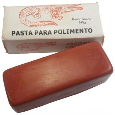 Imagem de Kit Cera Para Encerar Madeira Escura Com Roda Algodão 10 cm - Canivete